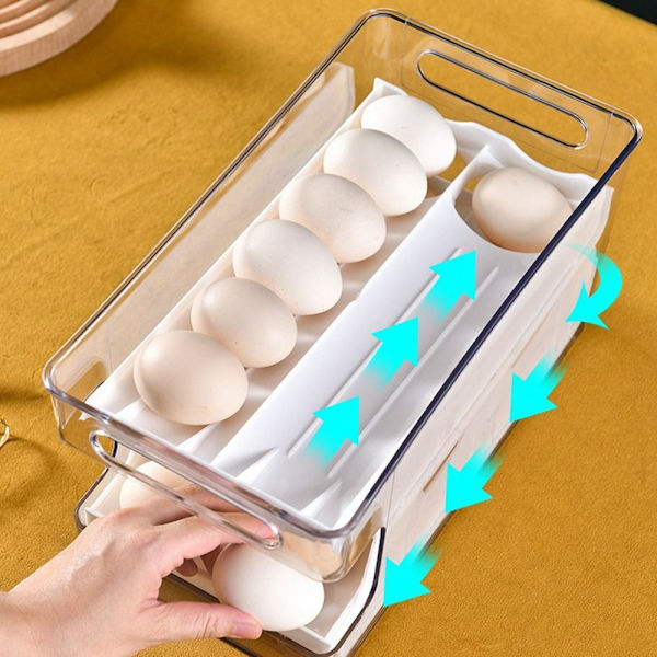 Egg Oppbevaringsboks Eggebrett HVIT White