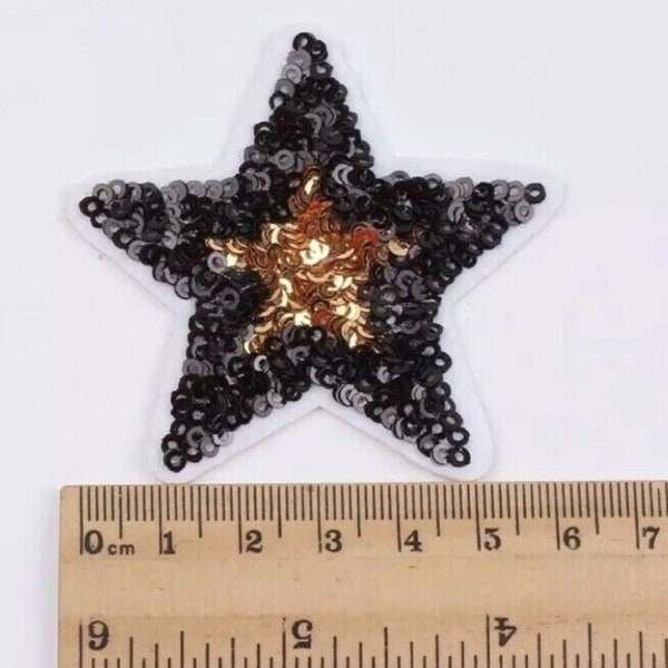 30 st broderade lappar Sy stryk på märken 1 1 1