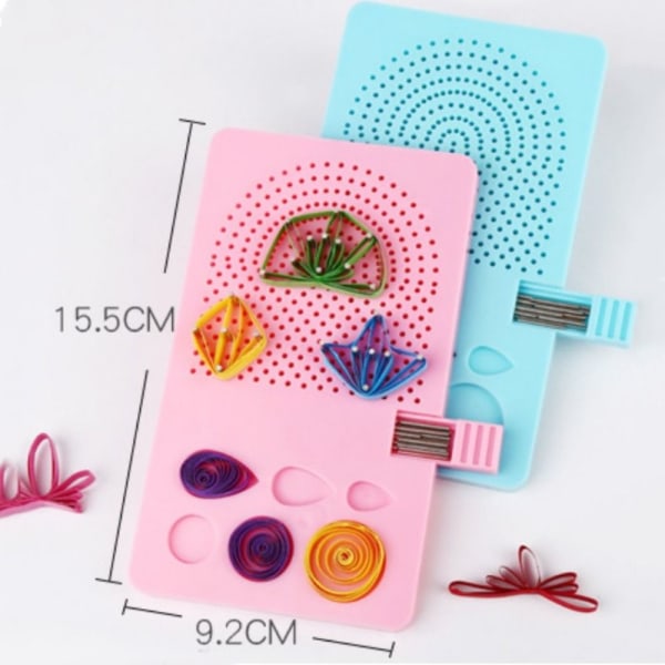 Paper Craft Tool Paper Quilling Board BLÅ blue