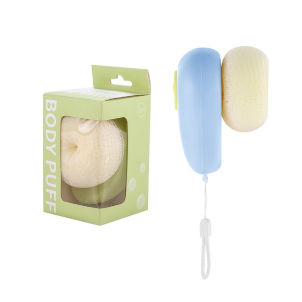 Bruser Flower Ball Face Washing Tool BLÅ Blue