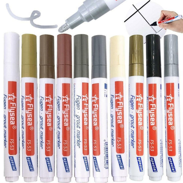 Kakelreparationspenna Keramiska plattor Sömspaltfyllare BEIGE Beige
