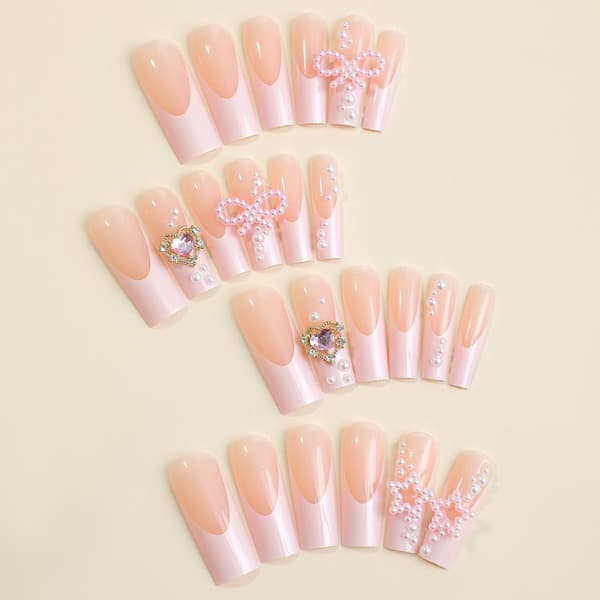 Long Water Pipe Fake Nails False Nail 2 2 2