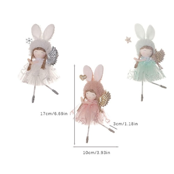 Angel Girl Doll Pehmolelut VALKOINEN white