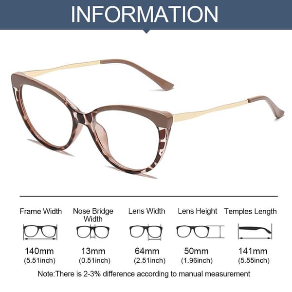 Anti-Blue Light Glasses Overdimensionerede briller 2 2 2