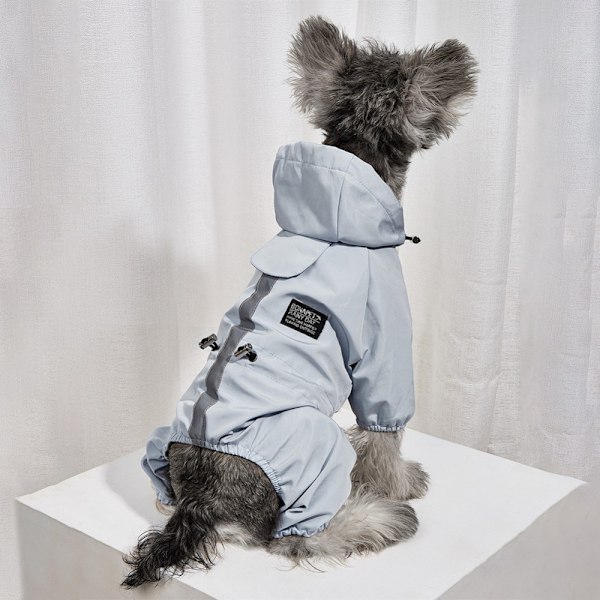 Hunde Regnfrakke Regnjakke BLÅ XL Blue XL