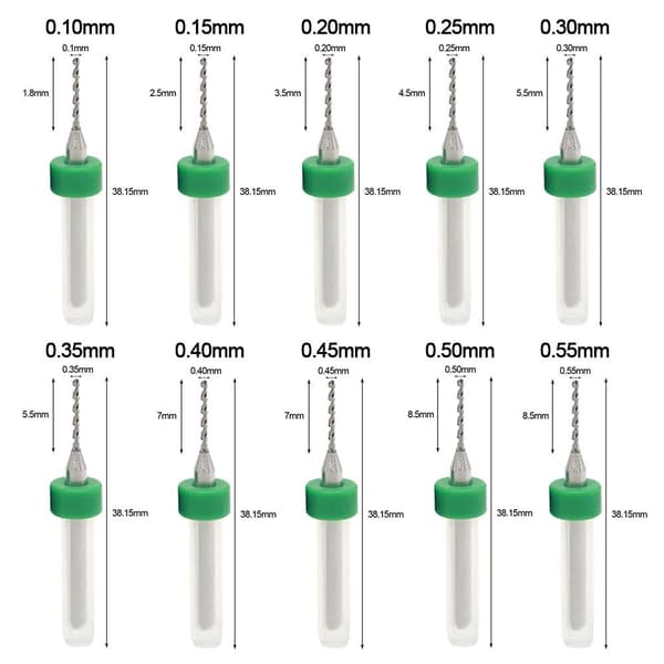 Endfræser Fræser Fræser 0,30MM 0.30mm