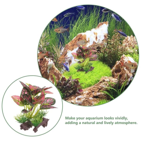 Fiskekar Aquascape-pynt Simuleringsplantedekor B B B
