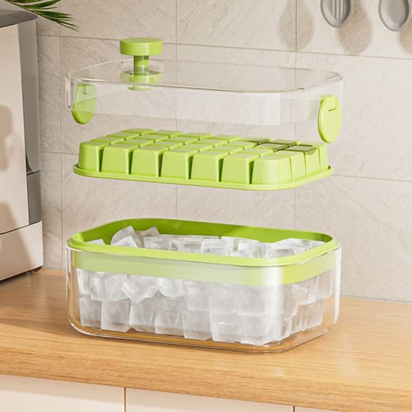 Ice Cube-bricka Ice Cube Maker Mould GRÖN 56 GRIDS 56 GRIDS Green 56 Grids-56 Grids
