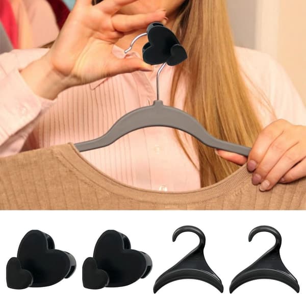 12 kpl Tilaa säästävät ripustimet Koukut Vaatteiden ripustimet liitinkoukut Arcs-5pcs