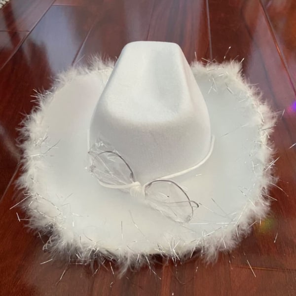 Cowboy-hattu Fluffy Feather Boa 2 2 2