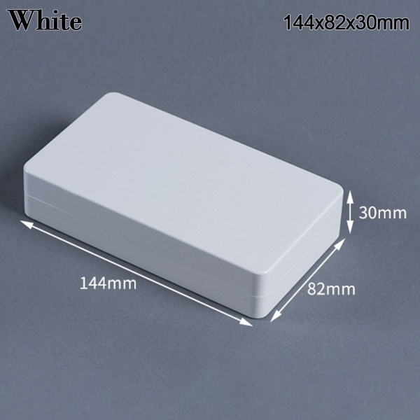 Elektronisk prosjektboks Vanntett deksel Project WHITE White 144x82x30mm