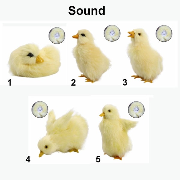 Vocalize Plys Duck Simulation Furry Duckling 5-LYD 5-LYD 5-Sound