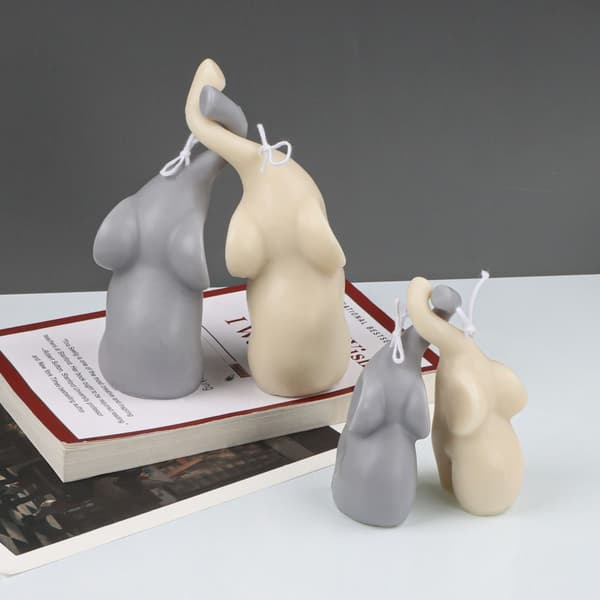 Langneset elefantlysform 3D kunstvoksform 1 1 1