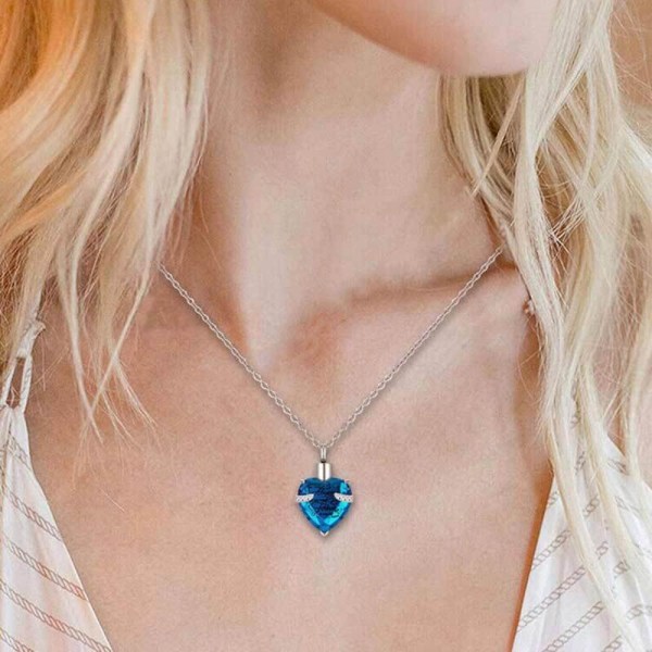 Kremering Smycken Urn Halsband Minnesak Halsband Hänge 10 10 10