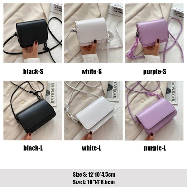 Olkalaukku Crossbody Laukut WHITE L white L