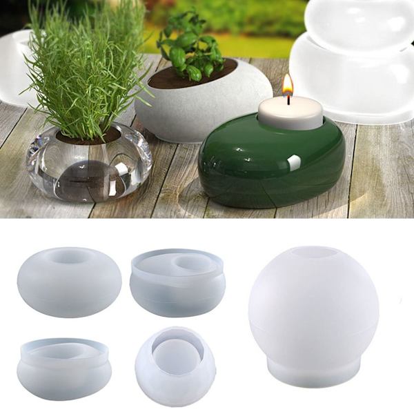 Suckulent blomkruka form Ljushållare mould 3 3 3