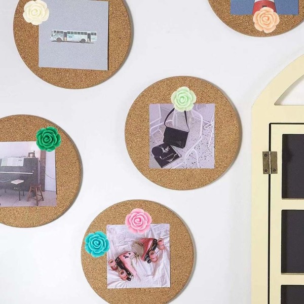 30 stk. Blomstertrykstifter Tommelfingerstifter Cork Board Pins
