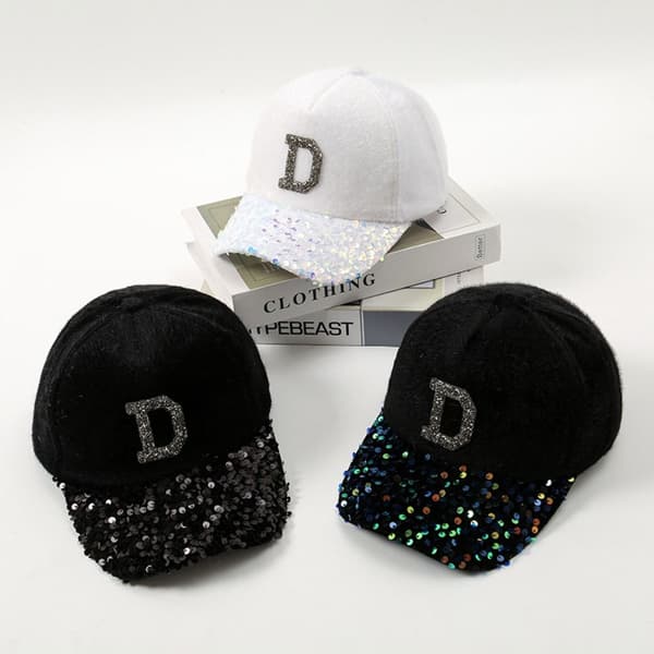 Kvinnor Baseball Hat Peaked Cap VIT White