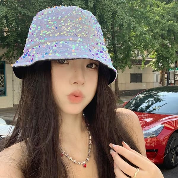 Bucket Hat Naisten hattu SININEN blue