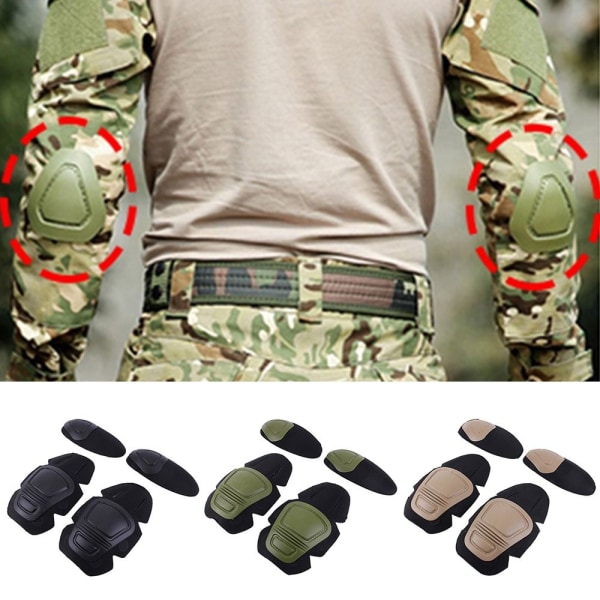 Knebeskyttere Interpolerte knebeskyttere og albuestøtte GRØNN ALBUE green Elbow Pads-Elbow Pads