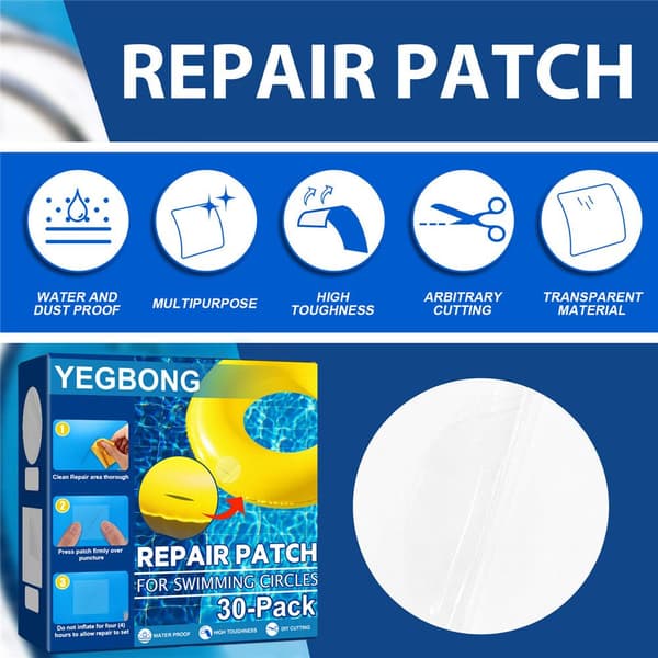 30 st poolreparationslappar