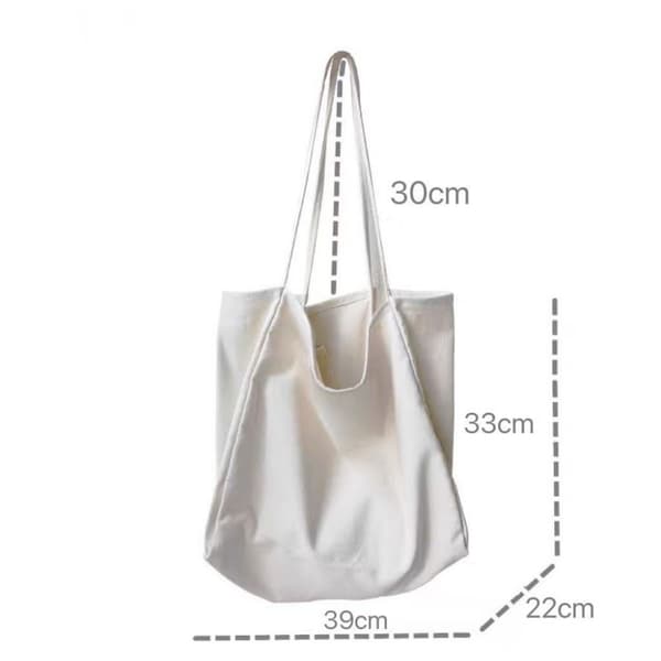 Shopper Bag Canvas Bag VAALEANHARMAA Light Grey