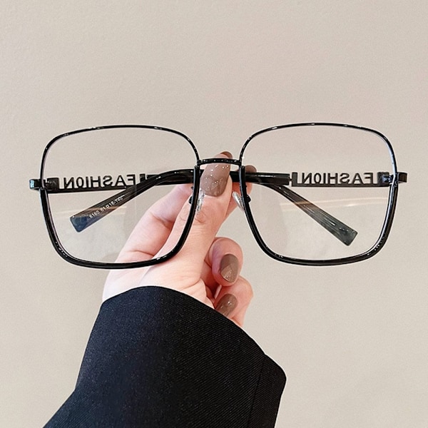 Anti-Blue Light Glasses Ylisuuret silmälasit MUSTA Black