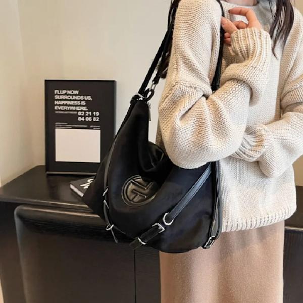 Mångsidig axelväska Dam Retro Ryggsäck Väska KHAKI Khaki