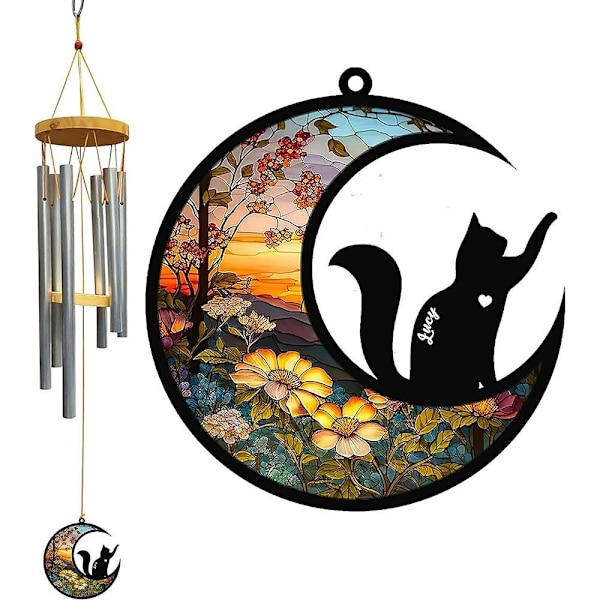 Halloween Dog Charms Måneformede kattedørkranser HUND HUND dog