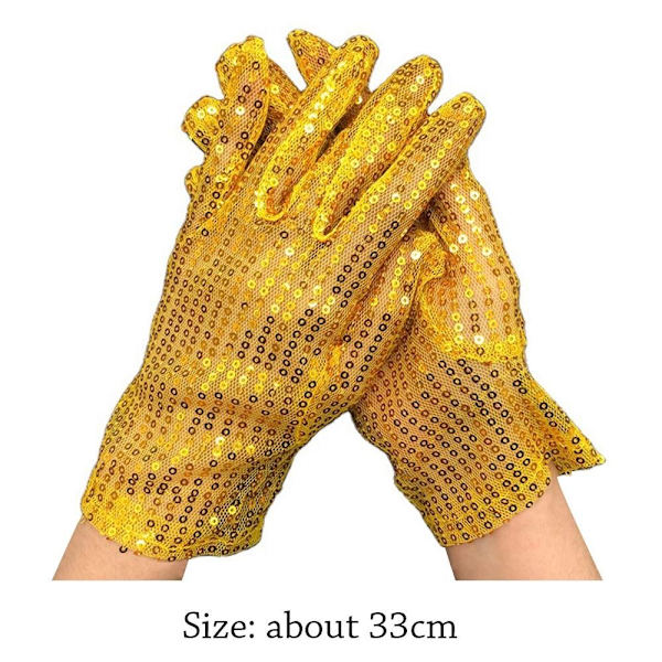 Sequins Gloves Props Gloves PURPLE purple