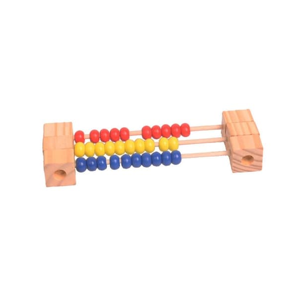Trä Abacus Beräkning Pärla Beräkning Rack