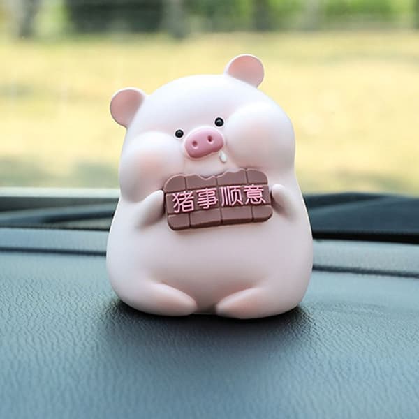 Dashboard Piggy Ornaments Djurdockaleksak B B B