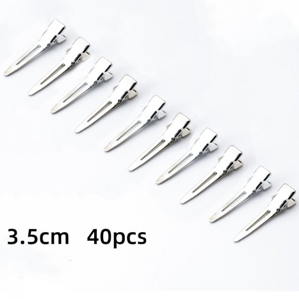 40STK Hårklemmer Duck Bill Hårnål 3,5CM 3,5CM 3.5cm