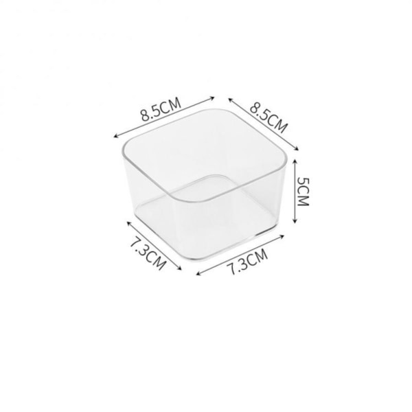 Skuffe Organizer Opbevaringsboks HVID XS White XS