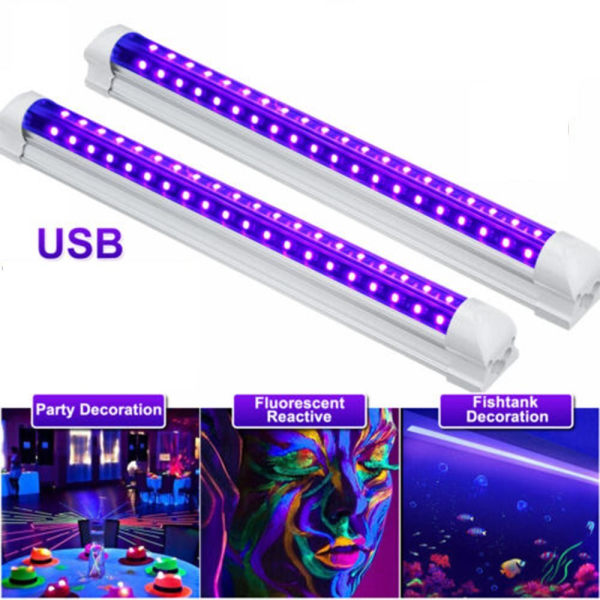LED UV Strip LILLA 2 STK 2 STK Purple 2Pcs-2Pcs