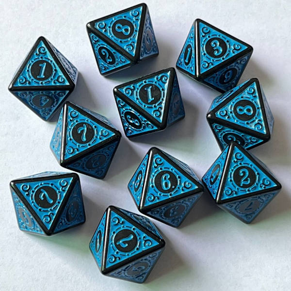 10 kpl set Noppapelit PUNAINEN red