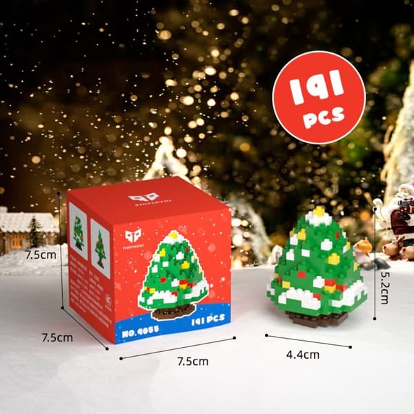 Julemandens byggeklodser Action Figures Model 2 2 2