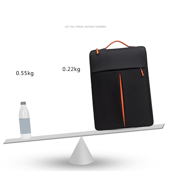 13 15 tuuman kannettavan tietokoneen käsilaukku Ultrabook Sleeve Case MUSTA 11-12 TUUM Black 11-12 inch