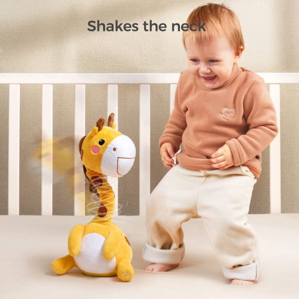 Dansende Talking Giraffe Toy Myk plysj Giraffe Toy DINOSAUR