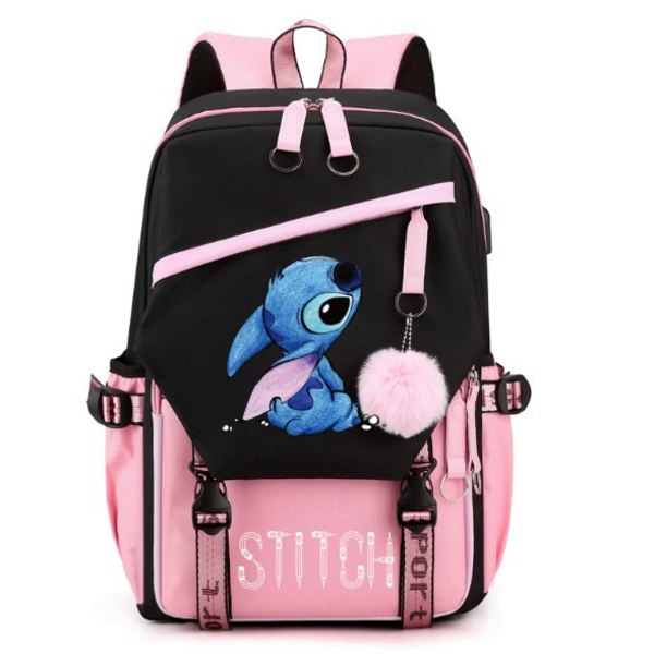 stitch Ryggsekk vanntett barneskoleveske 5