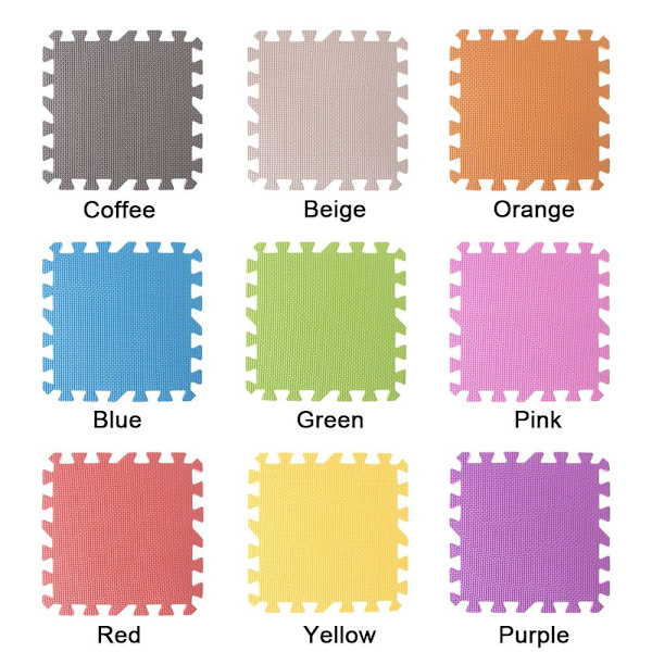1/3ST Baby Play Pad EVA Foam Mat Yogamattor LILA 3ST purple
