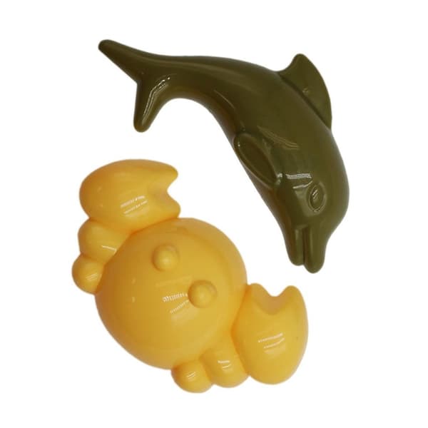 5 ST Sandleksaker Set Beach Sandglas Spade Rake Form