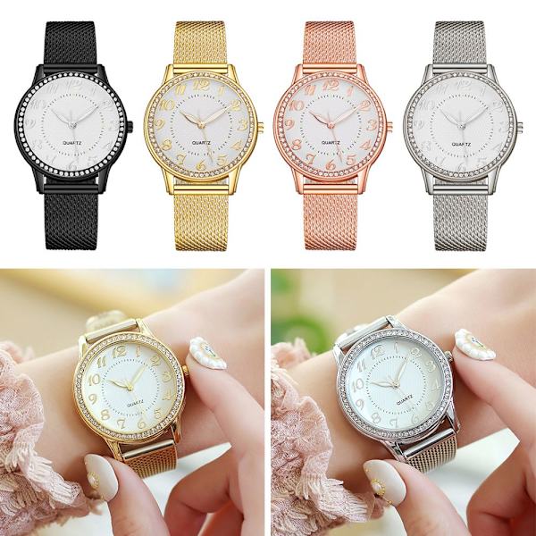 Naisten watch Quartz-rannekello ROSE GOLD Rose Gold