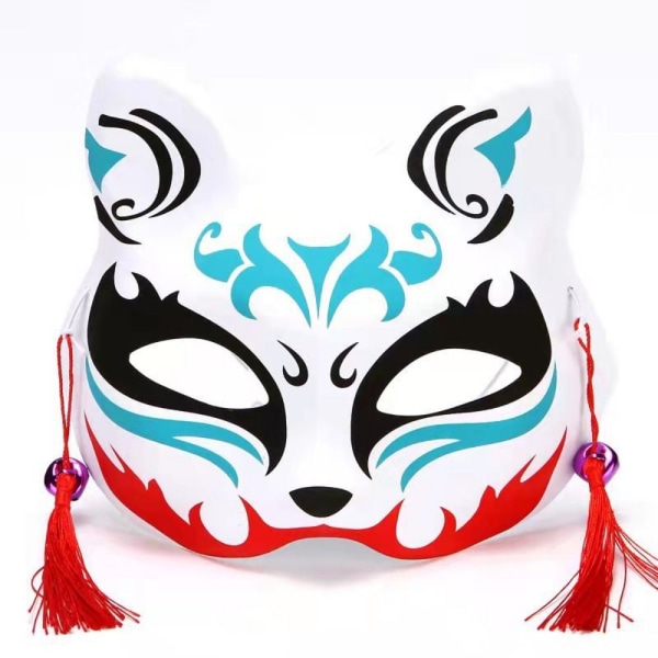 2 stk Anime Foxes Mask Festrekvisitter 16 16