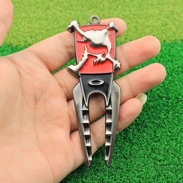 Golf Divot Pitch Repairer Tool RÖD Red