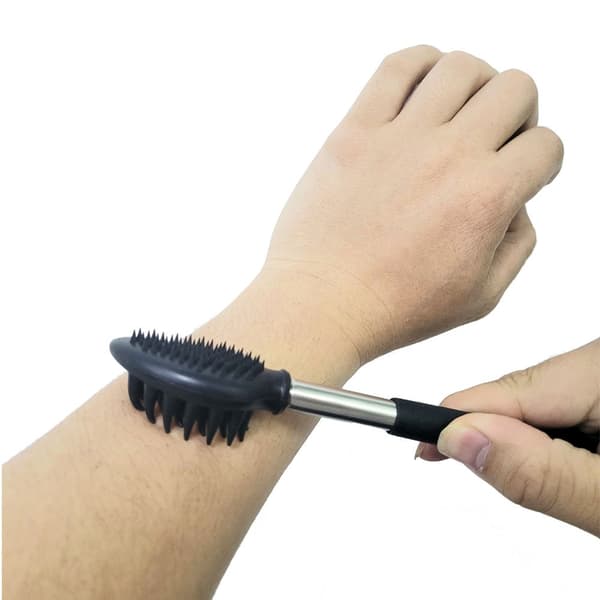Massage Brush Back Scratcher SORT black