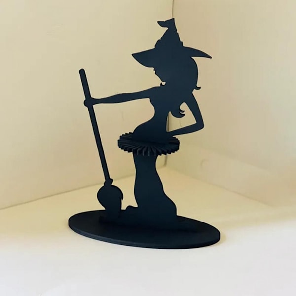 Noitapatsas Lautasliinapidike Noitahahmokoristeet Halloween