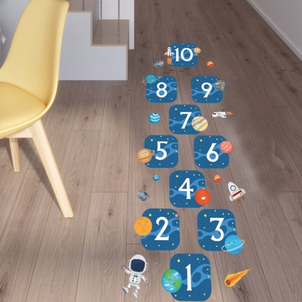 Hopscotch Game Floor Stickers 3 3 3