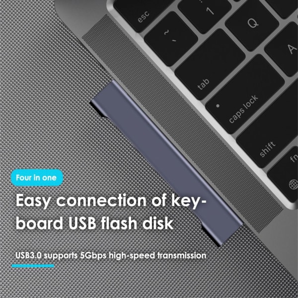 4 IN 1 USB-C HUB Universal USB 3.0 -telakointiasema