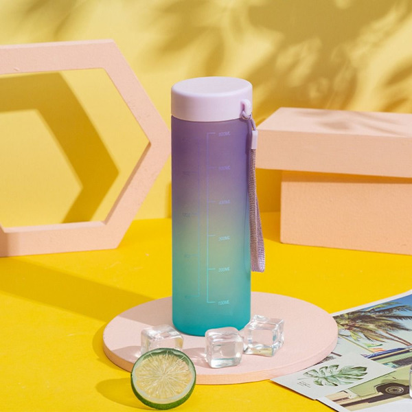 Vandkop Gym Plastic Cup LILLA BLÅ LILLA BLÅ Purple Blue